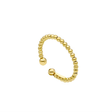 Anello fedina aperto Joy Gioielli oro 18 KT con anima titanio SU MISURA