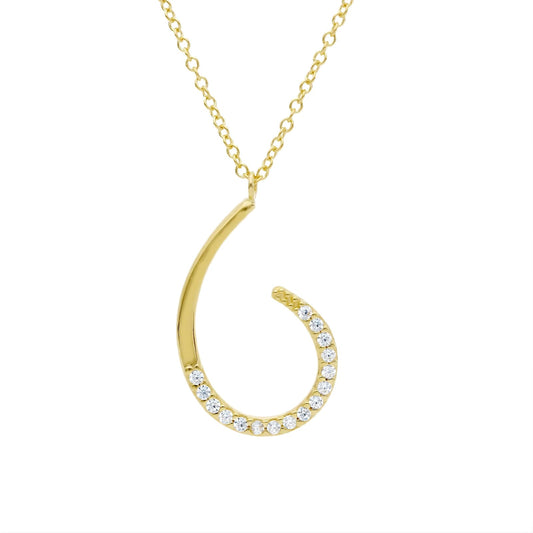 Collana Joy Gioielli oro giallo 18 KT con pendente e zirconi MISURA UNICA