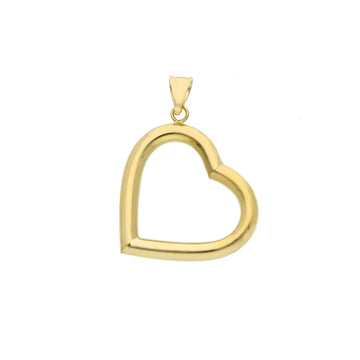 Ciondolo Joy Gioielli oro giallo 18 KT con cuore aperto MISURA UNICA