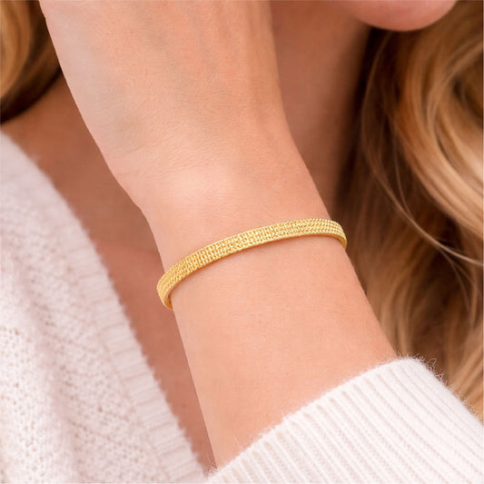 Bracciale Joy Gioielli oro 18 KT con elastico flex donna regolabili