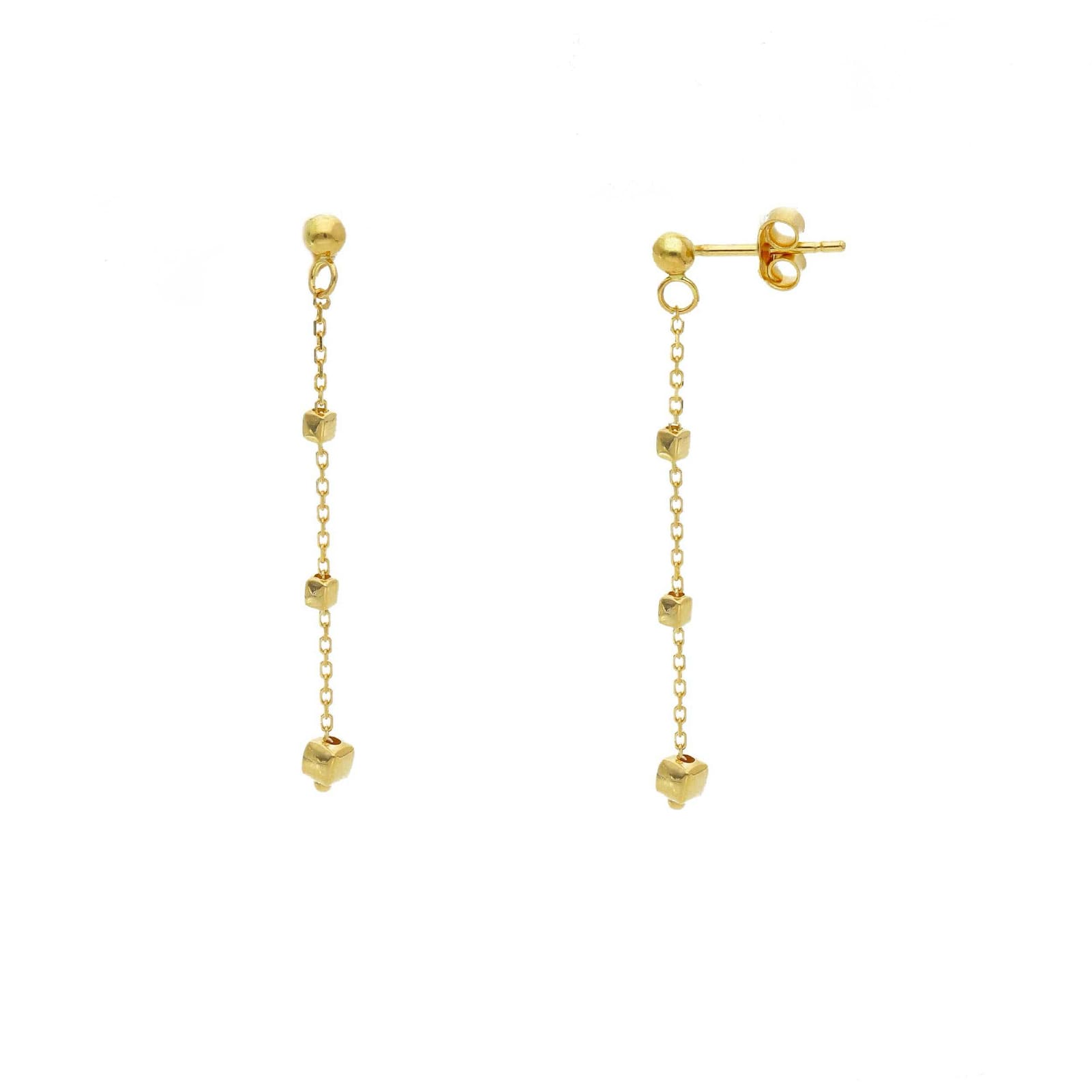 Orecchini pendenti con elementi Joy Gioielli oro giallo 18 KT MISURA UNICA