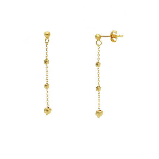 Orecchini pendenti con elementi Joy Gioielli oro giallo 18 KT MISURA UNICA