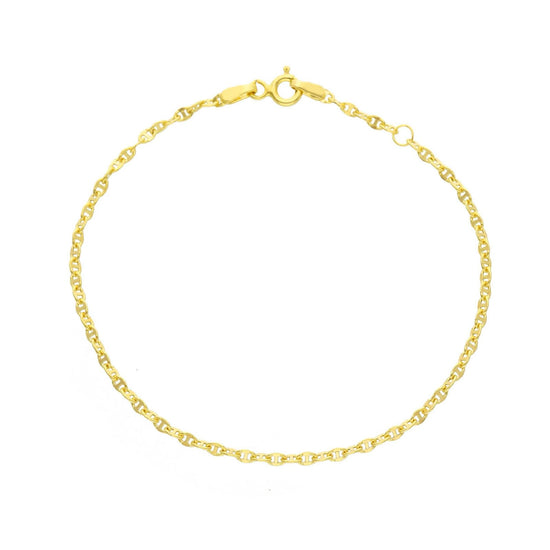Bracciale catena marine Joy Gioielli in oro giallo 9KT Regolabile 17-19 cm