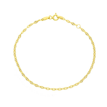 Bracciale catena marine Joy Gioielli in oro giallo 9KT Regolabile 17-19 cm