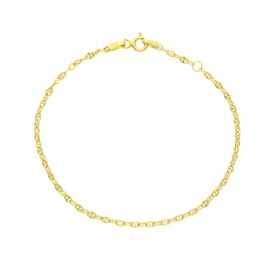 Bracciale catena marine Joy Gioielli in oro giallo 9KT Regolabile 17-19 cm