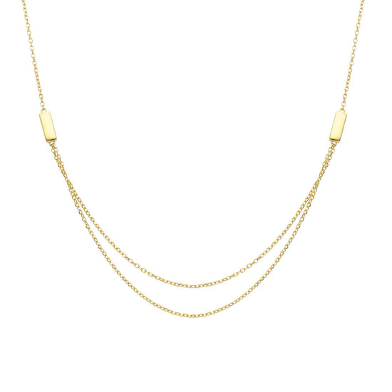 Collana multifilo con elementi Joy Gioielli oro giallo 18 KT MISURA UNICA