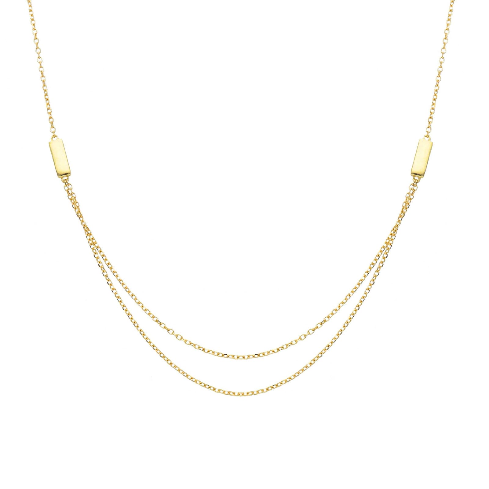 Collana multifilo con elementi Joy Gioielli oro giallo 18 KT MISURA UNICA