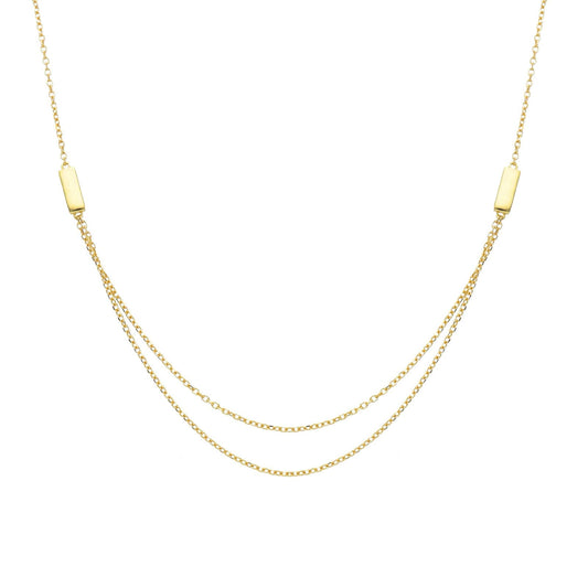 Collana multifilo con elementi Joy Gioielli oro giallo 18 KT MISURA UNICA