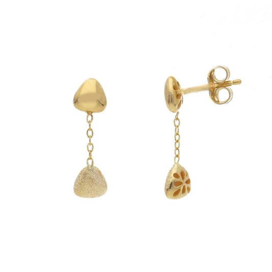 Orecchini pendenti donna Joy Gioielli in oro giallo 18 KT MISURA UNICA