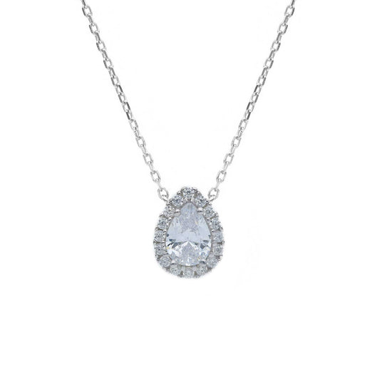 Collana Joy Gioielli in oro bianco 9kt con zirconi da donna MISURA UNICA