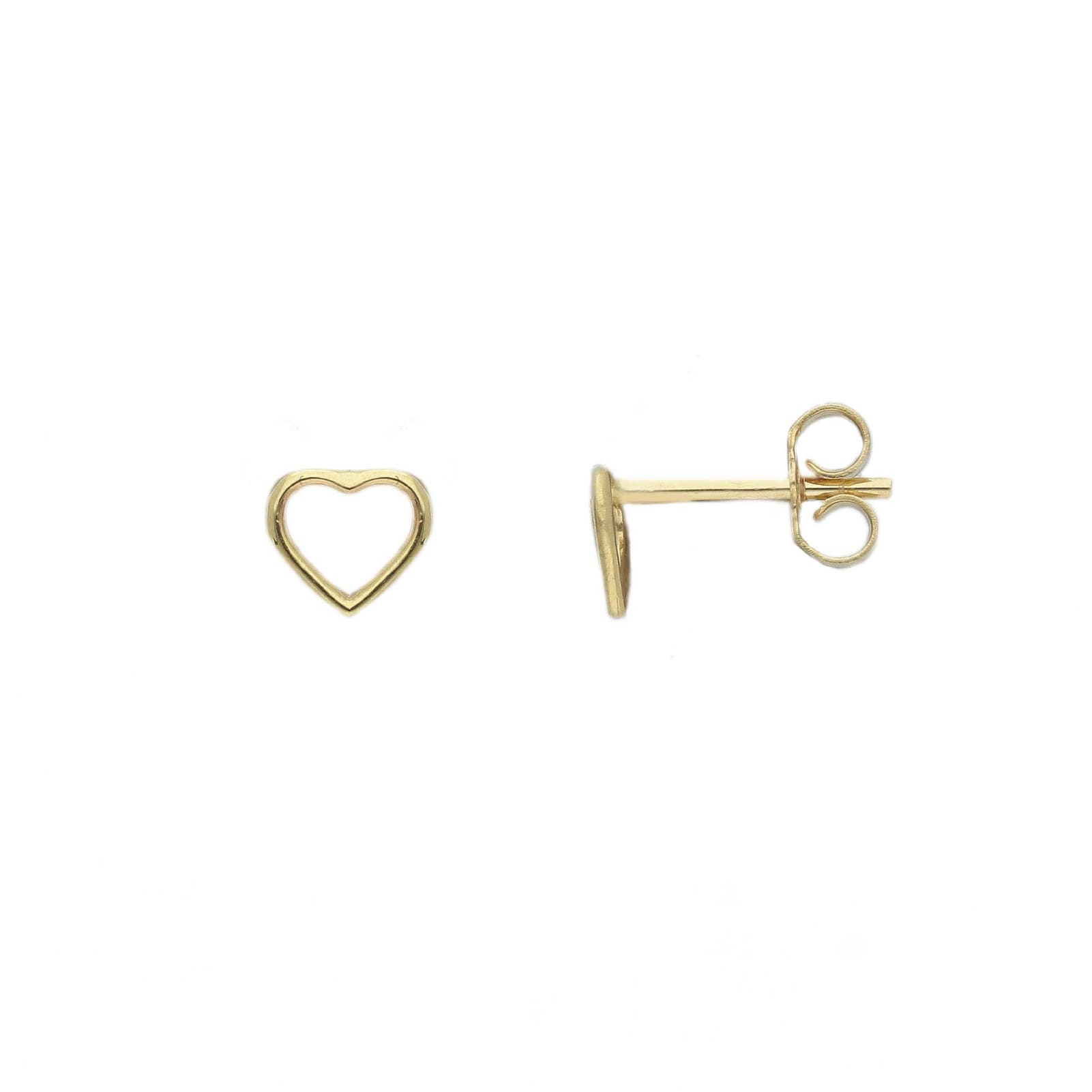 Orecchini lobo Joy Gioielli in oro giallo 9kt a cuore da donna