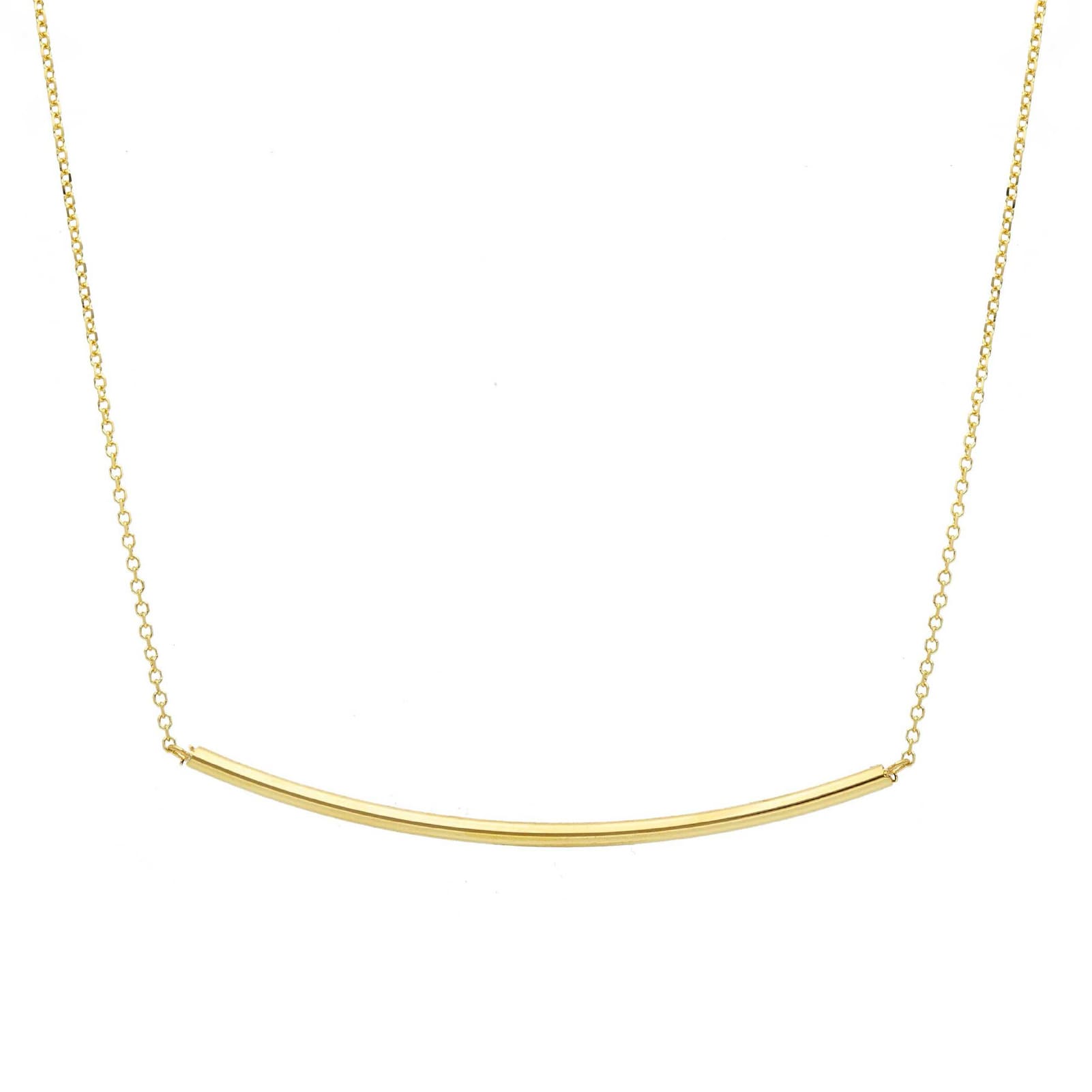 Collana catena Joy Gioielli Oro in oro giallo 18kt barra MISURA UNICA