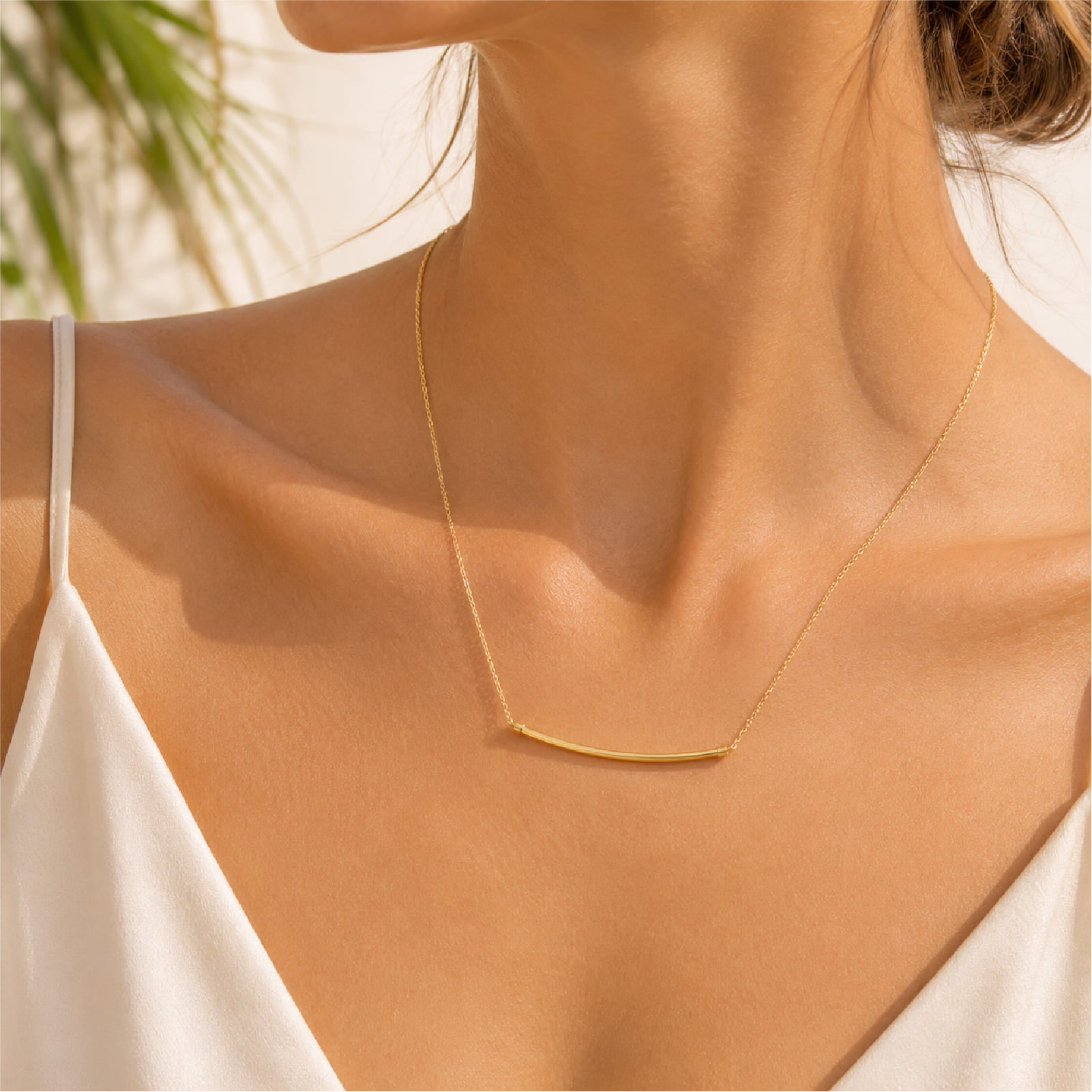 Collana catena Joy Gioielli Oro in oro giallo 18kt barra MISURA UNICA
