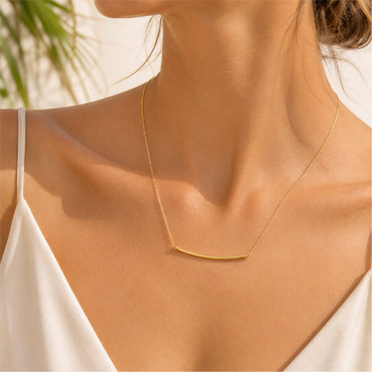 Collana catena Joy Gioielli Oro in oro giallo 18kt barra MISURA UNICA