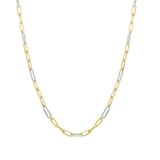 Collana catena Joy Gioielli Oro in oro giallo e bianco 18kt MISURA UNICA