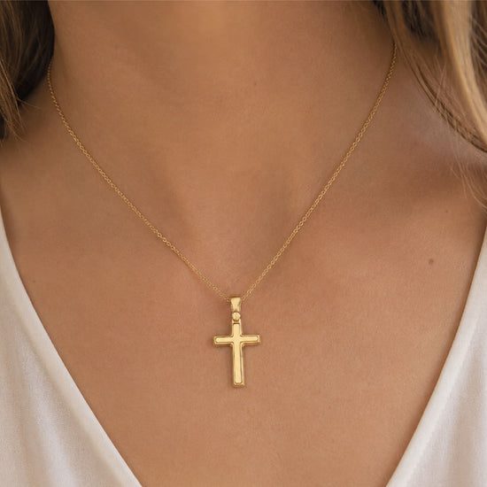 Ciondolo Joy Gioielli Oro in oro giallo 18kt forma di croce MISURA UNICA