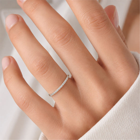 Anello veretta Joy Gioielli Oro in oro bianco 18kt fedina SU MISURA