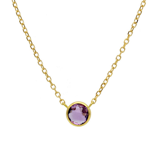 Collana catena Joy Gioielli Oro in oro giallo 18kt e ametista MISURA UNICA