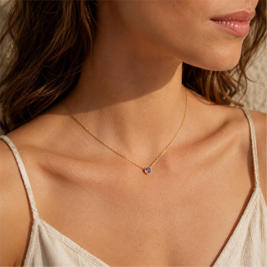 Collana catena Joy Gioielli Oro in oro giallo 18kt e ametista MISURA UNICA