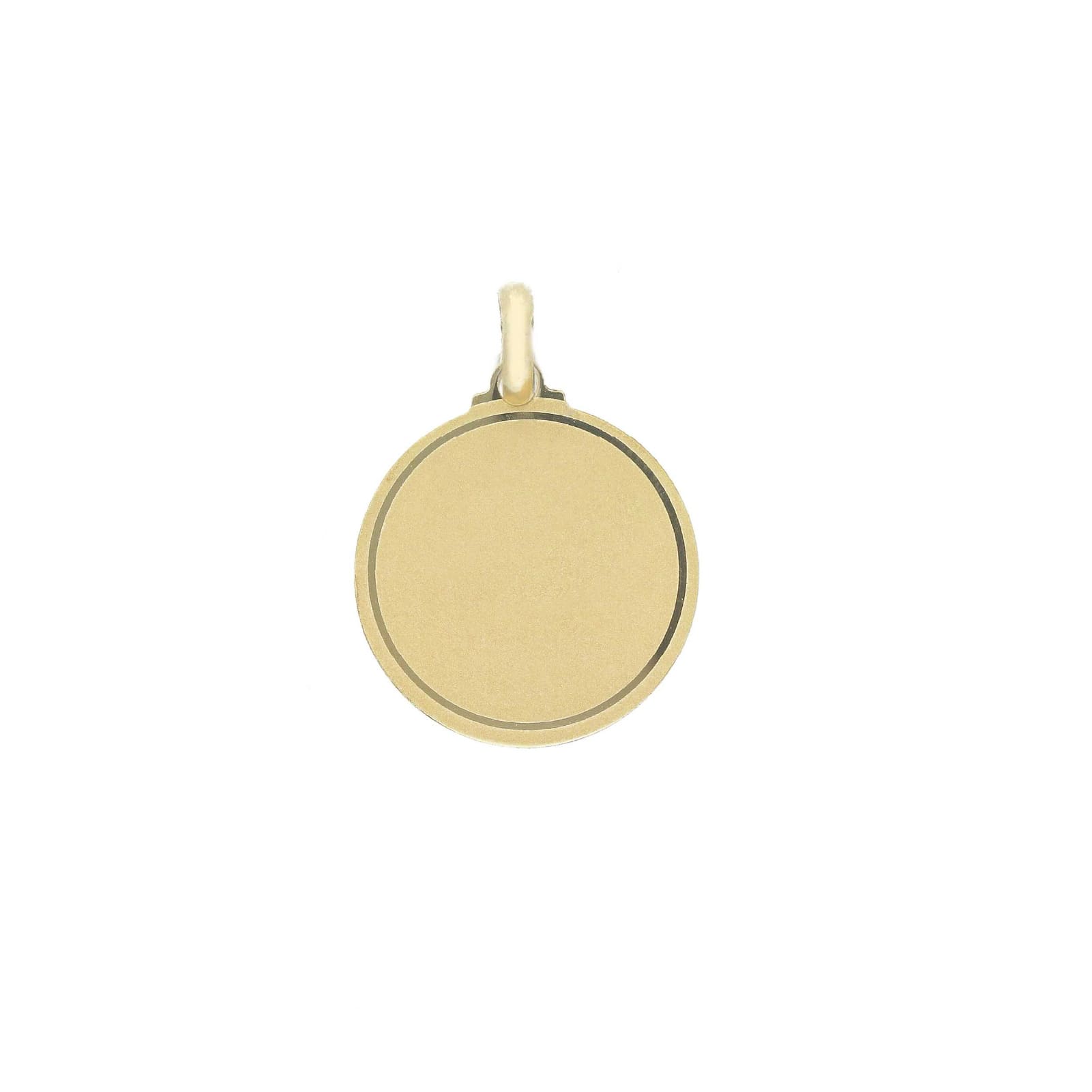 Ciondolo Joy Gioielli medaglietta tonda oro giallo 9kt MISURA UNICA