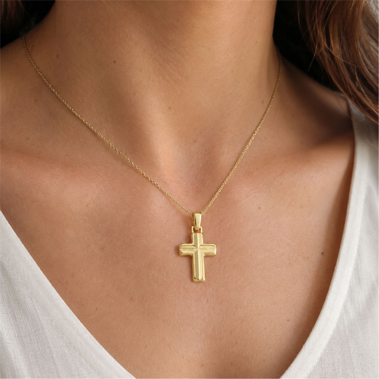 Ciondolo Joy Gioielli Oro in oro giallo 18kt croce MISURA UNICA