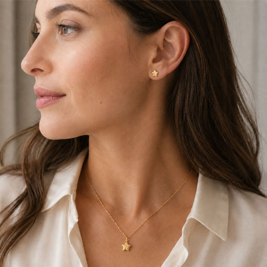 Ciondolo Joy Gioielli Oro in oro giallo 18kt forma di stella MISURA UNICA