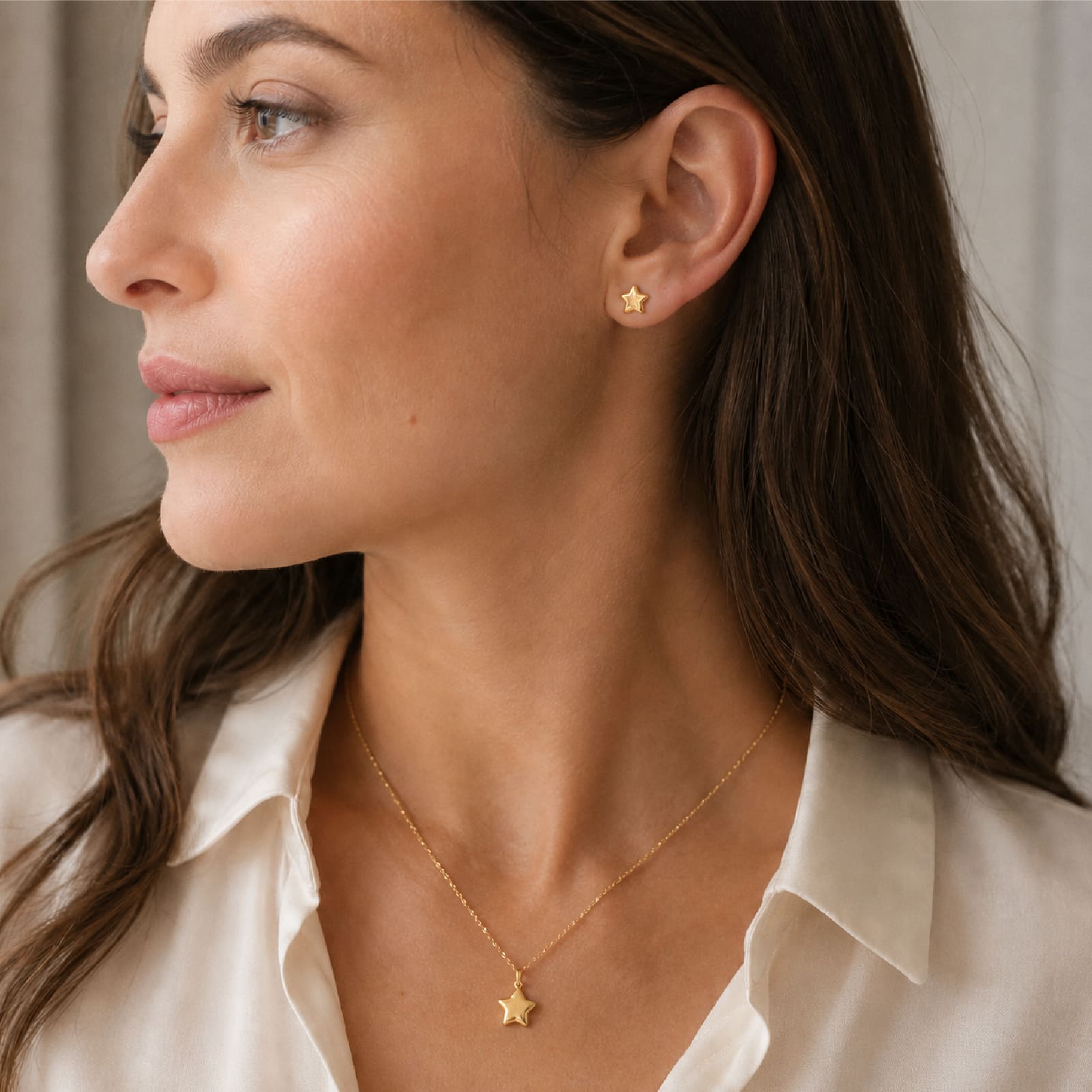 Ciondolo Joy Gioielli Oro in oro giallo 18kt forma di stella MISURA UNICA