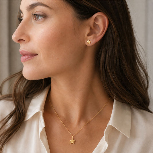 Ciondolo Joy Gioielli Oro in oro giallo 18kt forma di stella MISURA UNICA