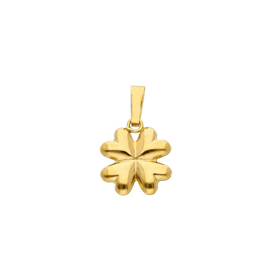 Ciondolo Joy Gioielli Oro in oro giallo 18kt quadrifoglio MISURA UNICA
