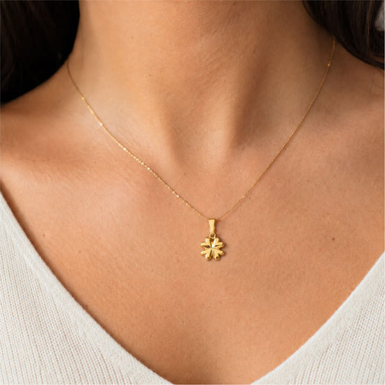 Ciondolo Joy Gioielli Oro in oro giallo 18kt quadrifoglio MISURA UNICA