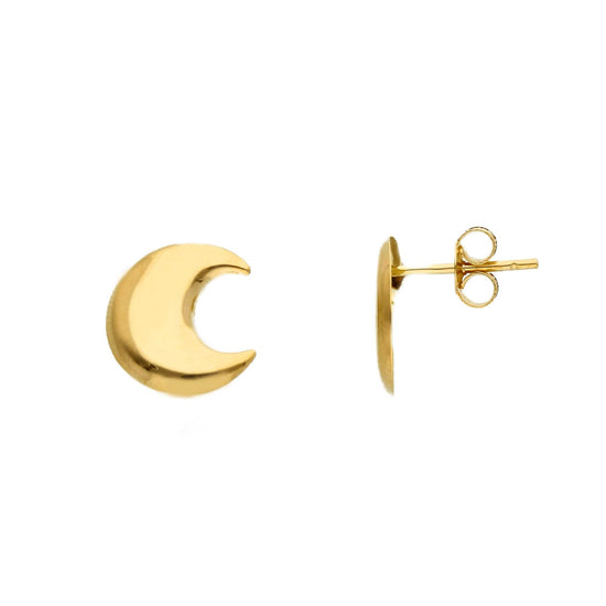 Orecchini lobo Joy Gioielli Oro in oro giallo 18kt luna MISURA UNICA