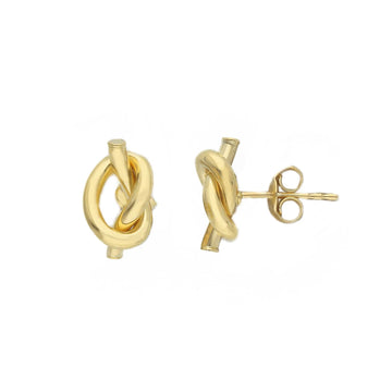 Orecchini lobo Joy Gioielli Oro in oro giallo 18kt nodo MISURA UNICA