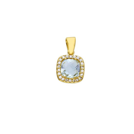 Ciondolo Joy Gioielli Oro in oro giallo 18kt topazio zirconi MISURA UNICA