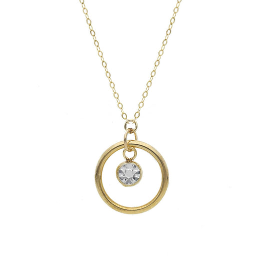 Collana con pendente Joy Gioielli Oro oro giallo bianco 18kt MISURA UNICA