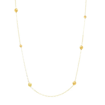 Collana catena Joy Gioielli Oro in oro giallo 18kt sfere MISURA UNICA