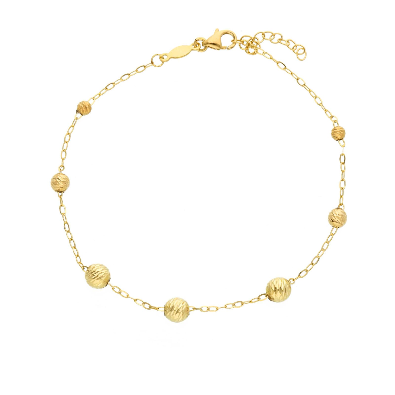 Bracciale catena Joy Gioielli Oro in oro giallo 18kt sfere