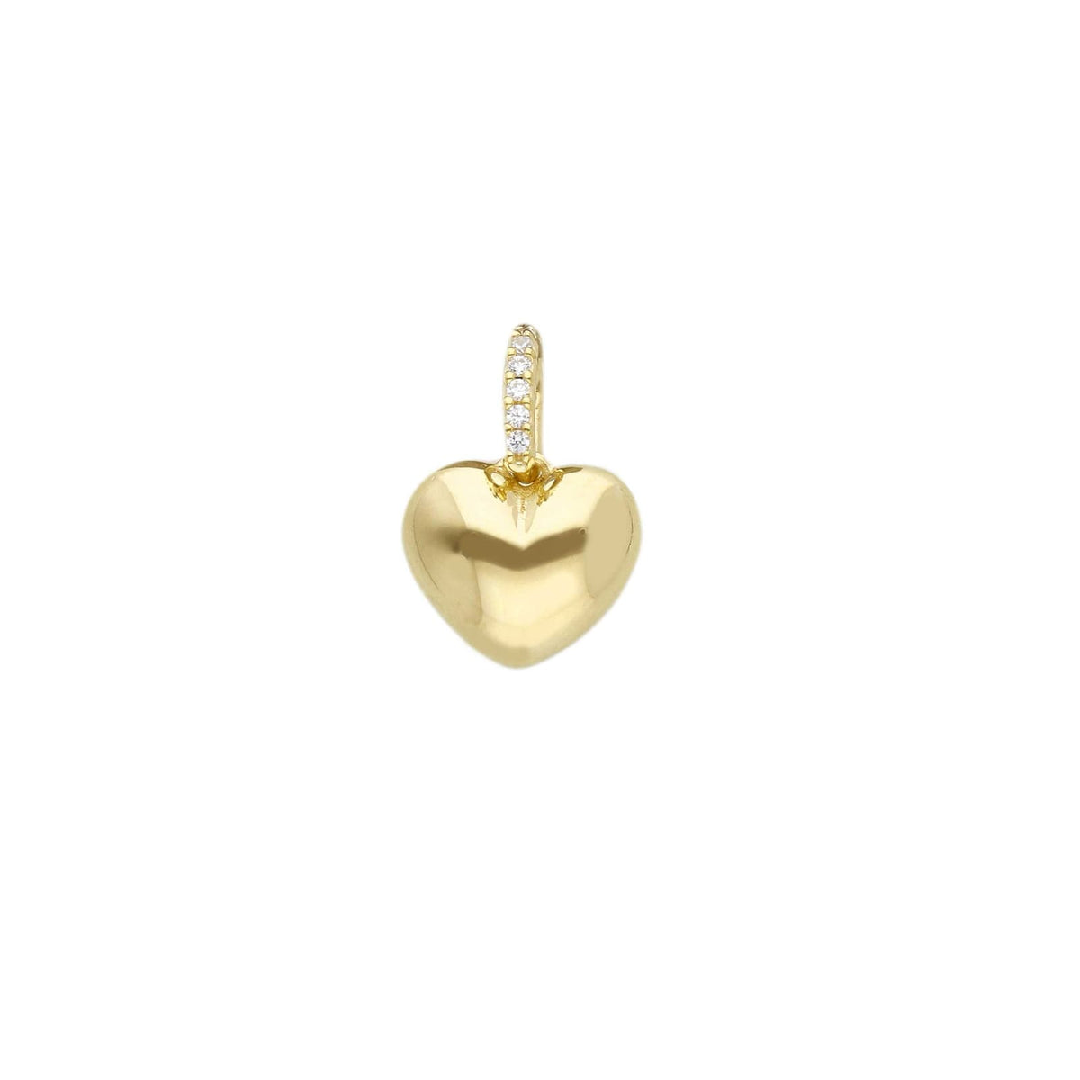 Ciondolo Joy Gioielli Oro in oro giallo 9kt zirconi cuore MISURA UNICA
