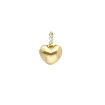 Ciondolo Joy Gioielli Oro in oro giallo 9kt zirconi cuore MISURA UNICA