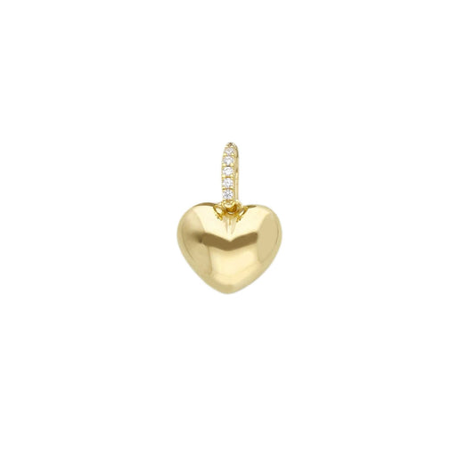 Ciondolo Joy Gioielli Oro in oro giallo 9kt zirconi cuore MISURA UNICA