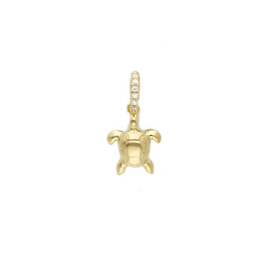 Ciondolo Joy Gioielli Oro in oro giallo 9kt zirconi tartaruga MISURA UNICA