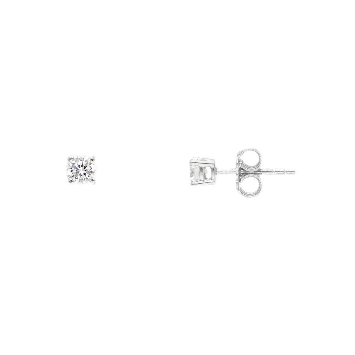 Orecchini punto luce Joy Gioielli Oro in oro bianco zirconi MISURA UNICA