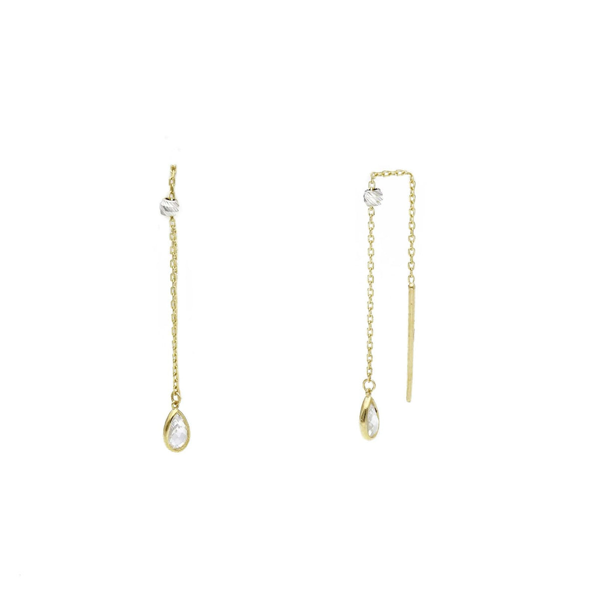 Orecchini saliscendi Joy Gioielli Oro in oro giallo 9kt MISURA UNICA