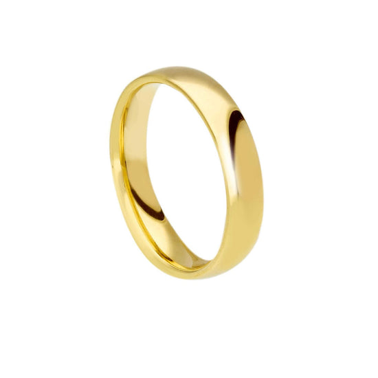 Fede Comfort Joy Gioielli Oro in oro 9K con spessore di 4 mm