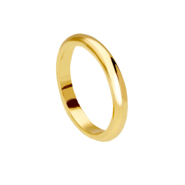 Fede francesina Joy Gioielli Oro in oro 9K con spessore 3 mm