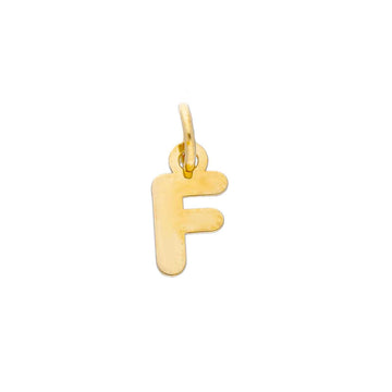 Ciondolo Joy Gioielli in oro giallo 9kt a forma di lettera F MISURA UNICA