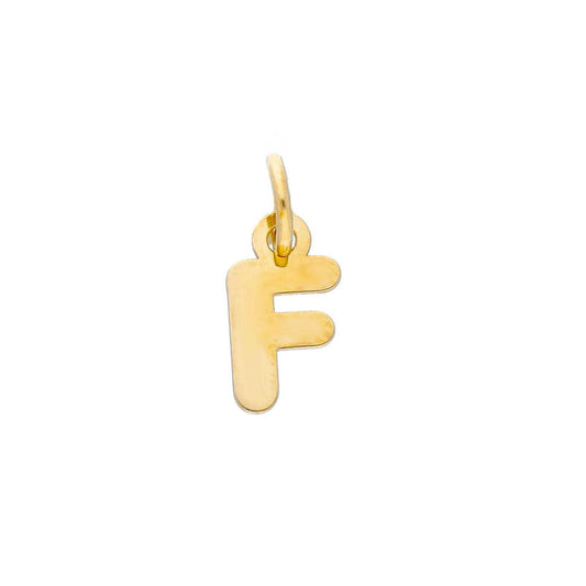Ciondolo Joy Gioielli in oro giallo 9kt a forma di lettera F MISURA UNICA