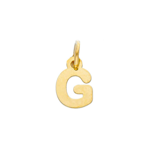 Ciondolo Joy Gioielli in oro giallo 9kt a forma di lettera G MISURA UNICA