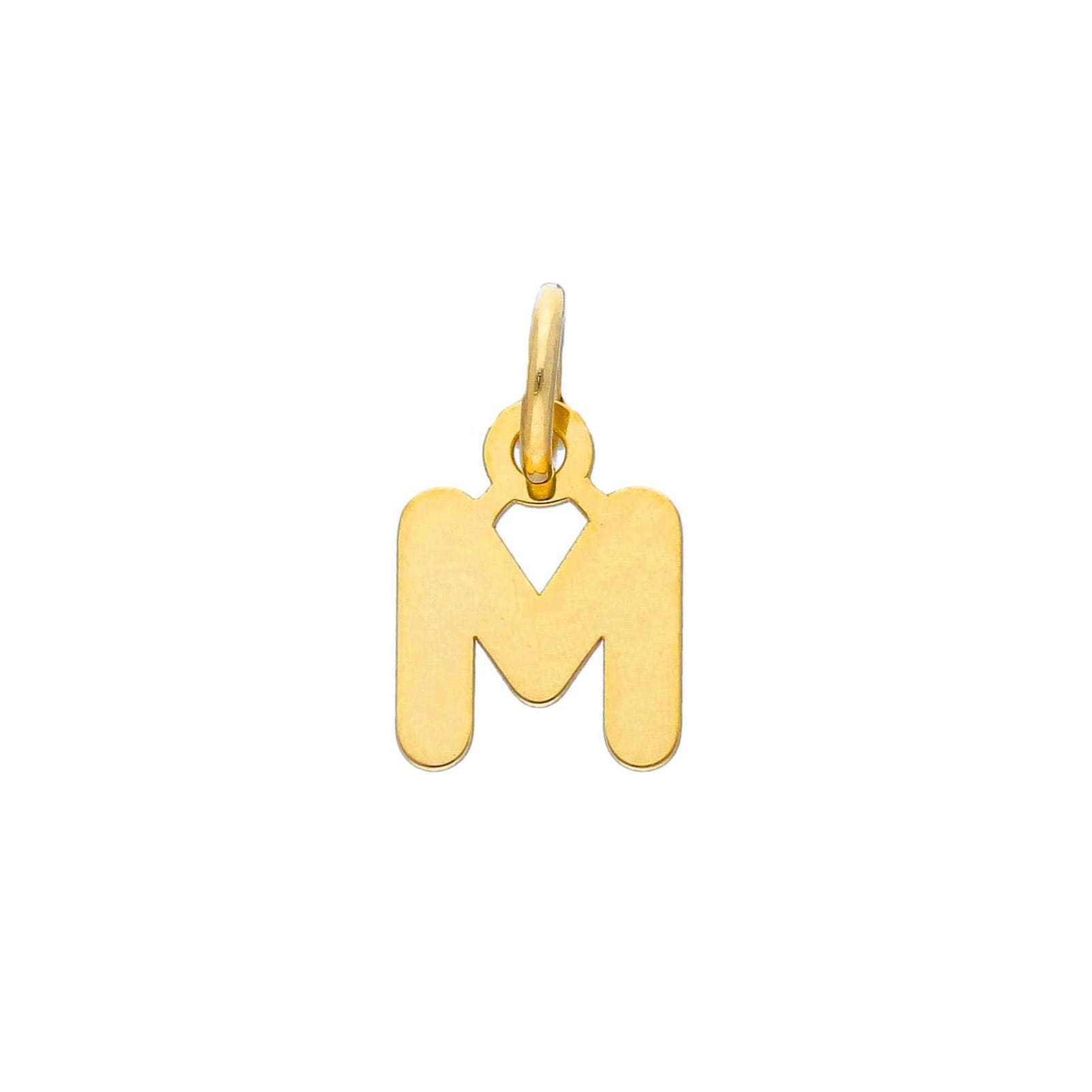 Ciondolo Joy Gioielli in oro giallo 9kt a forma di lettera M MISURA UNICA