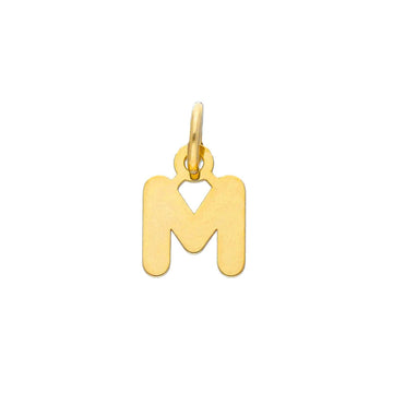 Ciondolo Joy Gioielli in oro giallo 9kt a forma di lettera M MISURA UNICA