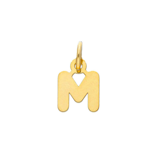 Ciondolo Joy Gioielli in oro giallo 9kt a forma di lettera M MISURA UNICA